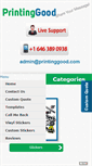 Mobile Screenshot of printinggood.com