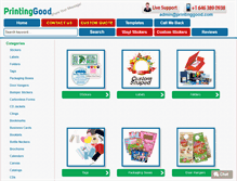 Tablet Screenshot of printinggood.com