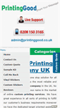 Mobile Screenshot of printinggood.co.uk